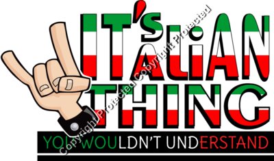 It's an Italian thing, colour